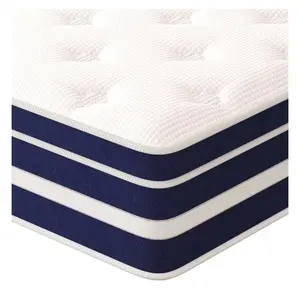 12 inch Queen Mattress, Memory Foam & Spring Hybrid Medium Comfort Queen Size in a Box,Adult