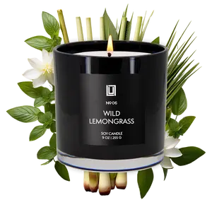 Wild Lemongrass | Luxury Scented Candle | 9 Oz. Jar