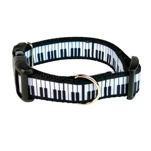 Piano Keys Dog Collar