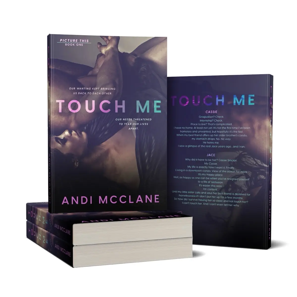 Scratch and Dent Touch Me Signed Paperback with Swag and Quote bookmarks!! Minor scratches scuffs or bends in cover. All come with same swag and goodi