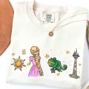 Watercolor Princess Sketch Shirt Girly Princess Aesthetic Tee Fairytale Princess Graphic T-Shirt Princess Girls Trip Top [Adult - Youth - Toddler], Outfit Summer 2026