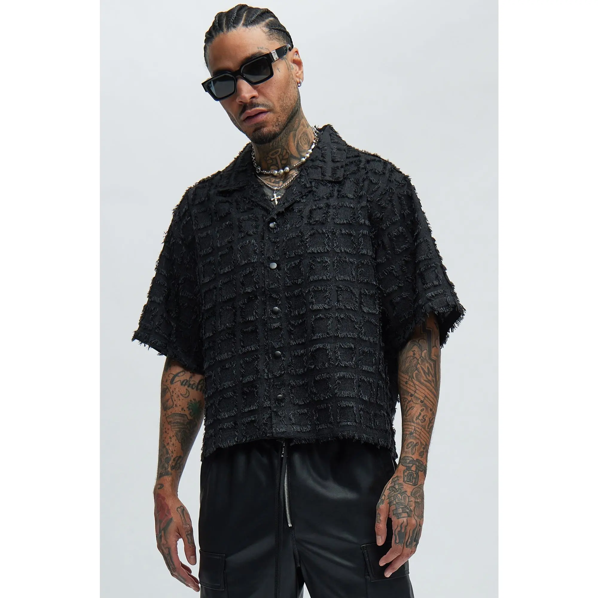 Window Shopping Boxy Shirt - Black