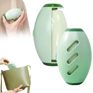 Reusable Silicone Lint Roller Washable Pet Hair Remover for Clothes Car Furniture Portable Travel Essential Green Design dog bathrobe