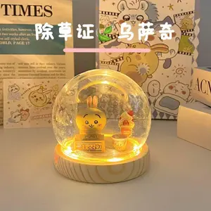 Chiikawa Usagi Night Light Ornament Lamp Cute Home Desktop Decoration Birthday Gift Girl Students Bedroom Bedside Ambient Light