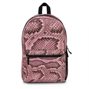 Blush Snake Print Backpack