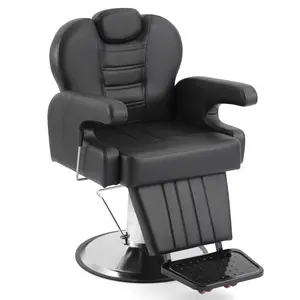 Barber Chair Hydraulic Recliner Salon Chair 360 Degree Swivel with Adjustable Headrest Wide Seat Shampoo Spa Beauty Equipment for Hair Stylist Assembly Required