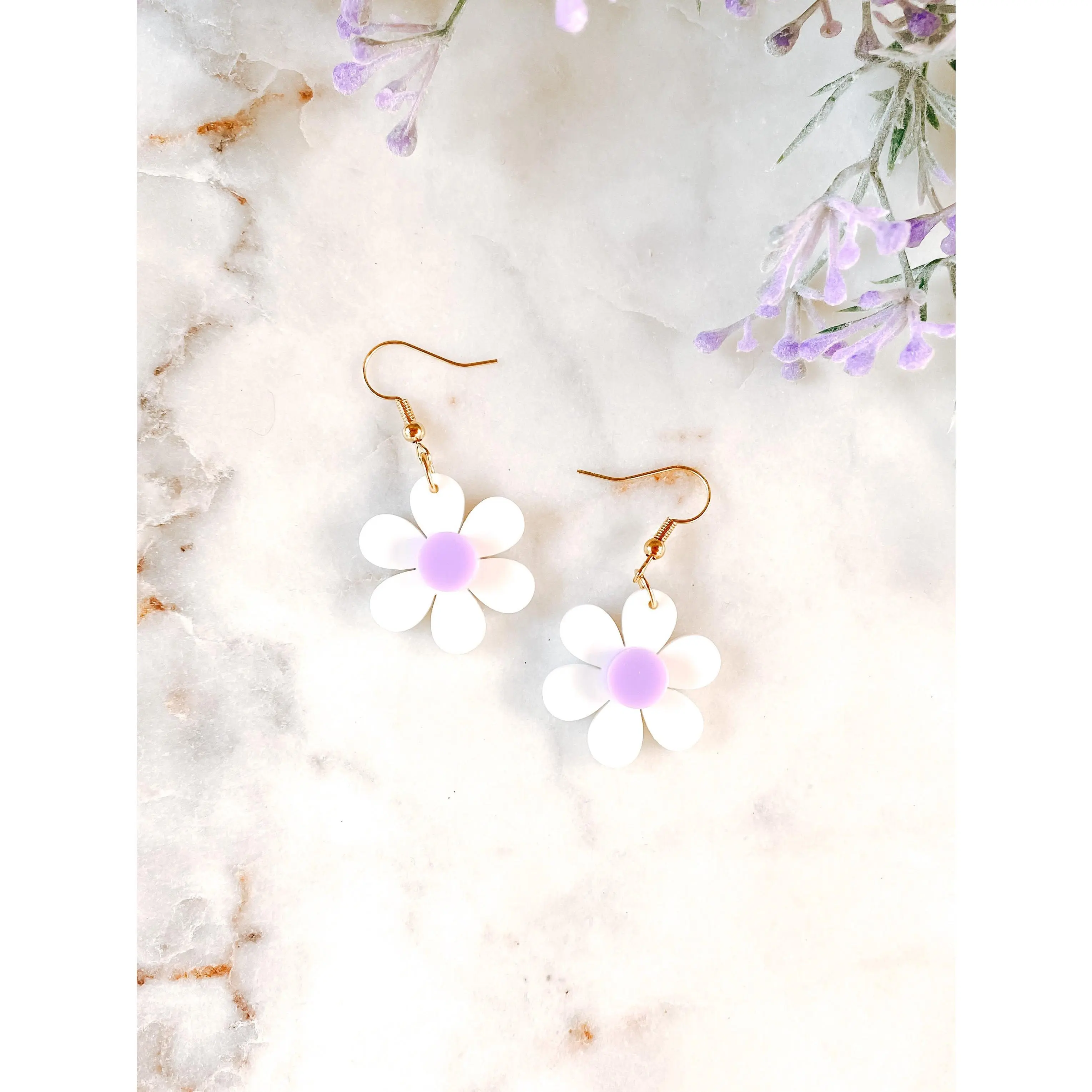 Daisy Flower Earrings