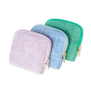 New Jewelry Storage Bag, High-End Elegant Travel Portable Zipper Pouch, Convenient Carry Case for Accessories & Gifts