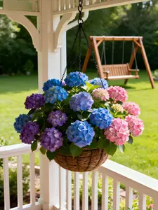 50 pcs Multi-color Hydrangea Seeds - Blue Pink Purple Mix for Stunning Perennial Garden Blooms - Easy-to-Grow Hardy Plant Seeds for All Skill Levels - Versatile for Seasoned & Beginner Gardeners