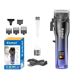 Professional Electric Hair Clipper Kemei Km-2272, Rechargeable High-Speed Motor, Perfect for Barbers & Home Use, Excellent Cutting Experience