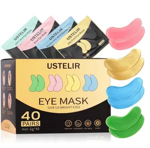 Under Eye Patches, 40 Pairs Eye Mask for Dark Circles, Puffy Eyes, Undereye Bags,Wrinkles,Eye Mask Patches with 24K Gold, Hyaluronic Acid,Rose & Aloe Vera, Eye Treatment Skin Care for Men & Women Gift