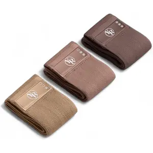 Fabric Booty Band Set for Pilates and Other Workouts 3 Levels of Resistance 100% Latex Free