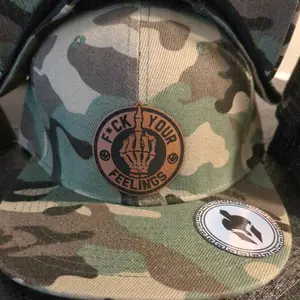 Camo Snapback Hat (F*ck your Feelings) Cotton Baseball Cap