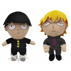 2026 new 27cm Kawaii Mob Psycho 100 Plush Doll Toy Kageyama Shigeo Reigen Arataka Anime Stuffed Plushies Puppet Toy Kids Gift For Fans