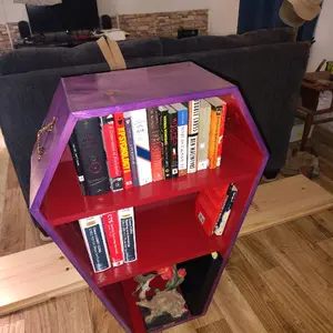 Brett's Coffin Bookshelf