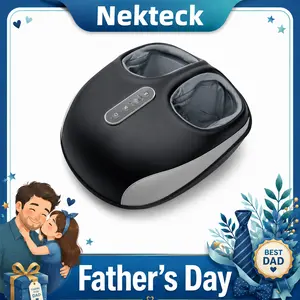 Nekteck mothersdaygift  Foot Massager Machine with Heat, Deep Kneading Shiatsu Foot Massager with Air Compression, Multiple Massage Modes & Adjustable Intensity