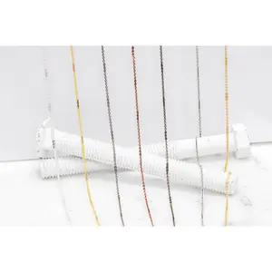 2mm x 1.5mm Petite Cable and Solder link Chain Sold by The Foot - CH-882