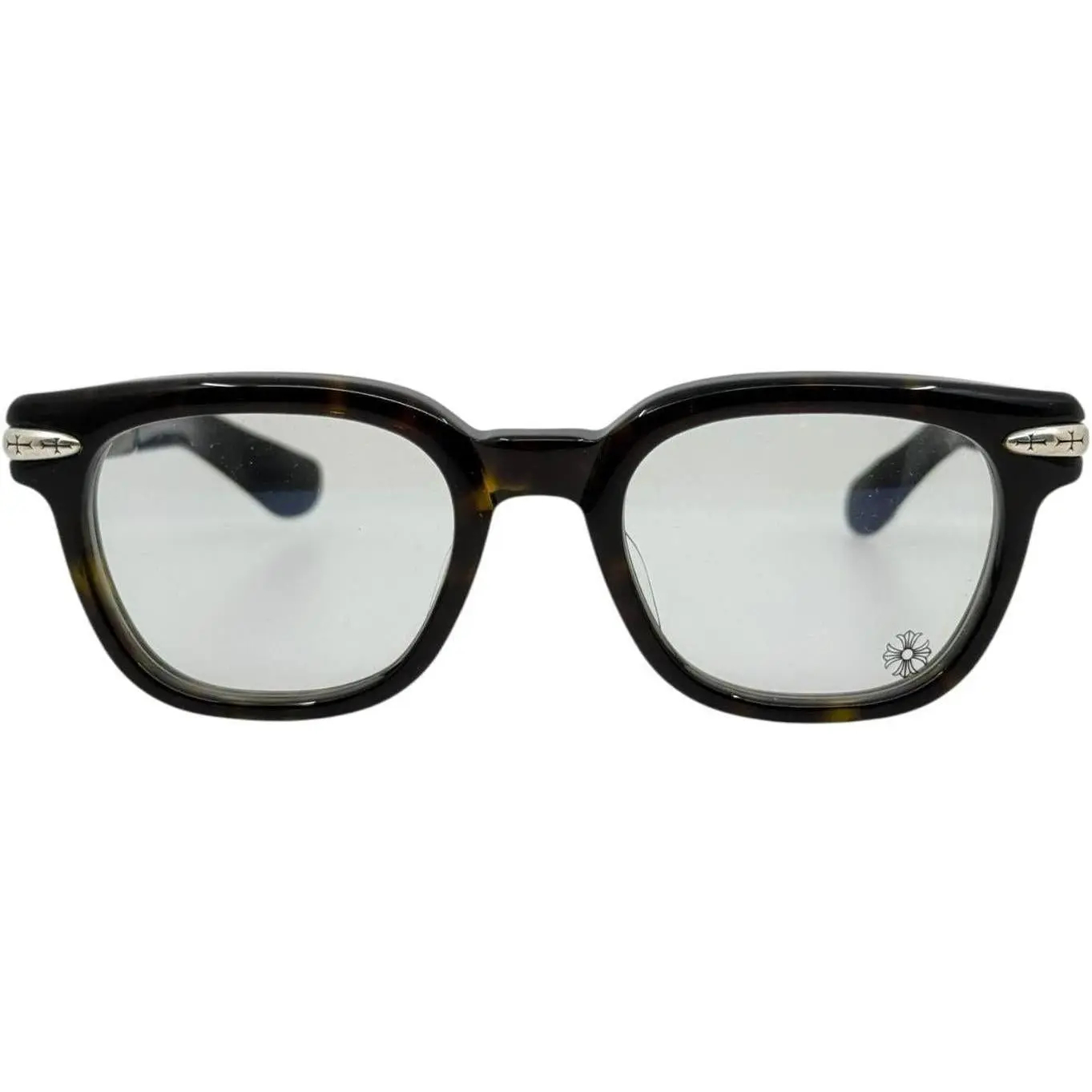 Chrome Hearts Black and Silver Sunglasses Triple Cross Edenbox Sunglasses by Chrome Hearts | YP Collective main image 4