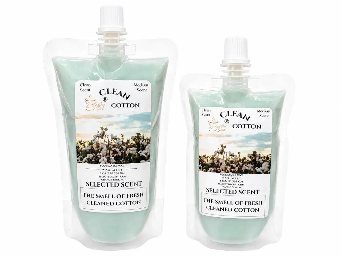 Clean Cotton Squeezable Wax Melt Fresh Laundry Scented Wax Melt