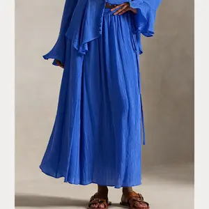 Polo Ralph Lauren - Crinkled A-Line Wrap Skirt