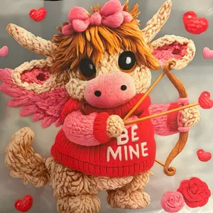 Valentines Crewneck Sweatshirt Unisex Long Sleeve 100% Cotton S-2XL Sand Black Pink Lavander Design #1-#7 Perfect for Valentines Lover