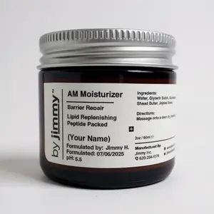 Recode Personalized Moisturizer by Jimmy H - 2oz Cleansing Daily Hydrating Formula with Hyaluronic Acid & Glycerin for Barrier Repair & Peptide-Packed Anti-Aging Benefits