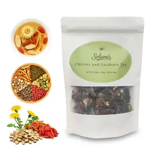 All-Natural Pure Herbs Fruit & Herbal Tea Bags - Instant-Brewing, 15/30 Bags, Chrysanthemum, Chicory & Orange Peel Beverage, No Preservatives, Cooling & Soothing, Meticulously Crafted, Christmas Thanksgiving Value Pack