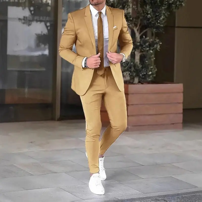 semi formal outfit pantalon beige hombre - TikTok Shop