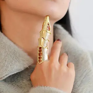 New Pop Punk Nail Multi-joint Ring for Men and Women