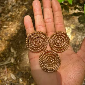 Large Copper Tensor Triskelion  41.25” (104.78 cm) | 177 MHz Scalar Energy Harmonizer for Space Clearing and High-Frequency Healing