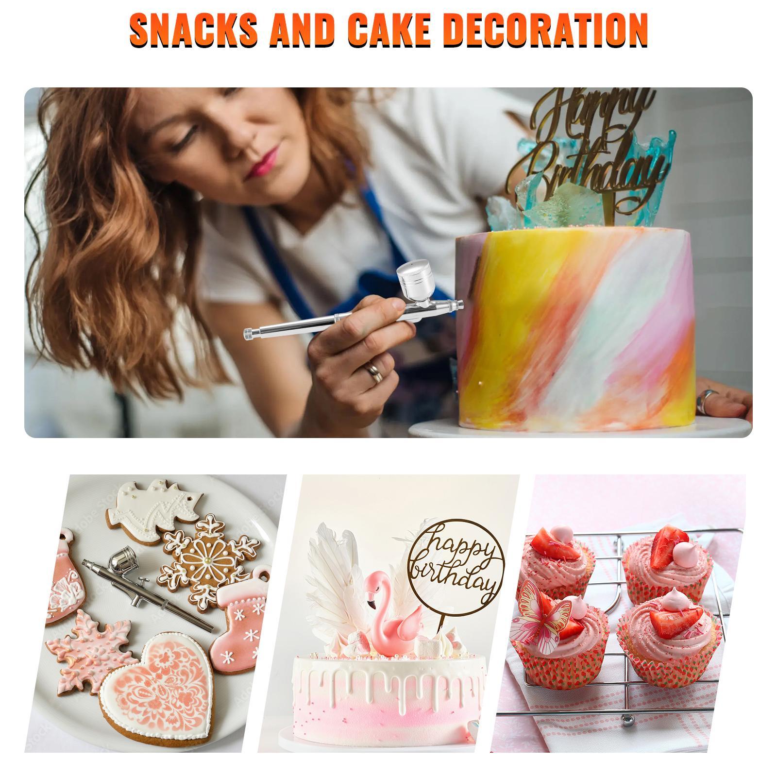 VEVOR Airbrush Ensemble, Expert Airbrush Kit with Compressor, Multi-Use Dual-Action Gravity Feed Airbrush System for Art, Nails, Cookies, Tattoos