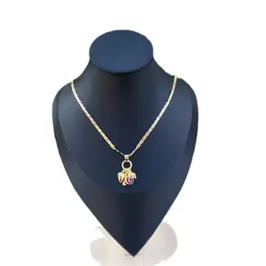 Red Turkish Eye Gold Plated Necklace for Women