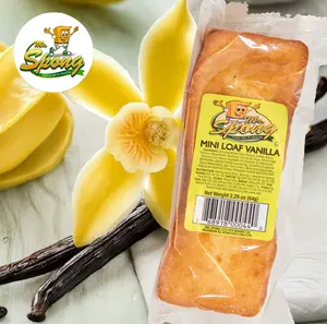 Mr. Spong Mini Vanilla Loaf Cakes - Sweet Snack Cakes - Perfect for Sweet Treats with Vanilla Flavor