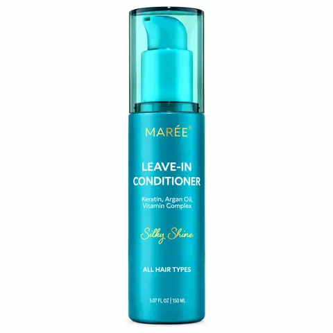 MARÉE Leave-In Conditioner – Detangling & Smoothing Hair Treatment – Keratin & Argan Oil – 5.07 fl oz