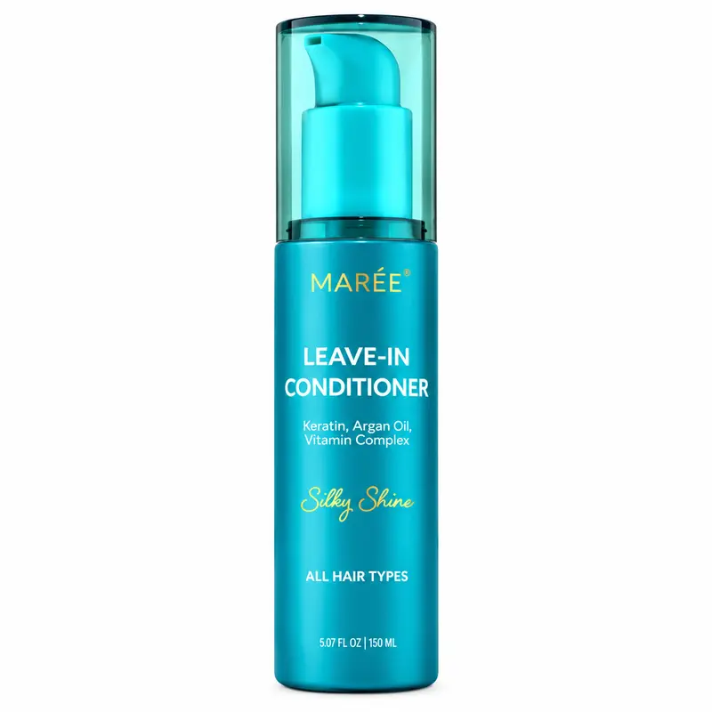 MARÉE Leave-In Conditioner – Detangling & Smoothing Hair Treatment – Keratin & Argan Oil – 5.07 fl oz