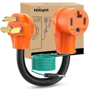 Nilight 30 Amp Dryer Adapter Cord 10-30P Male to 14-30R Female Receptacle