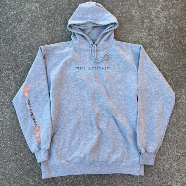 90s Vintage Billabong Men's Hoodie Pullover Sweatshirt Skater Grunge Y2K Surf T-shirt, Hoodie and Sweatshirt