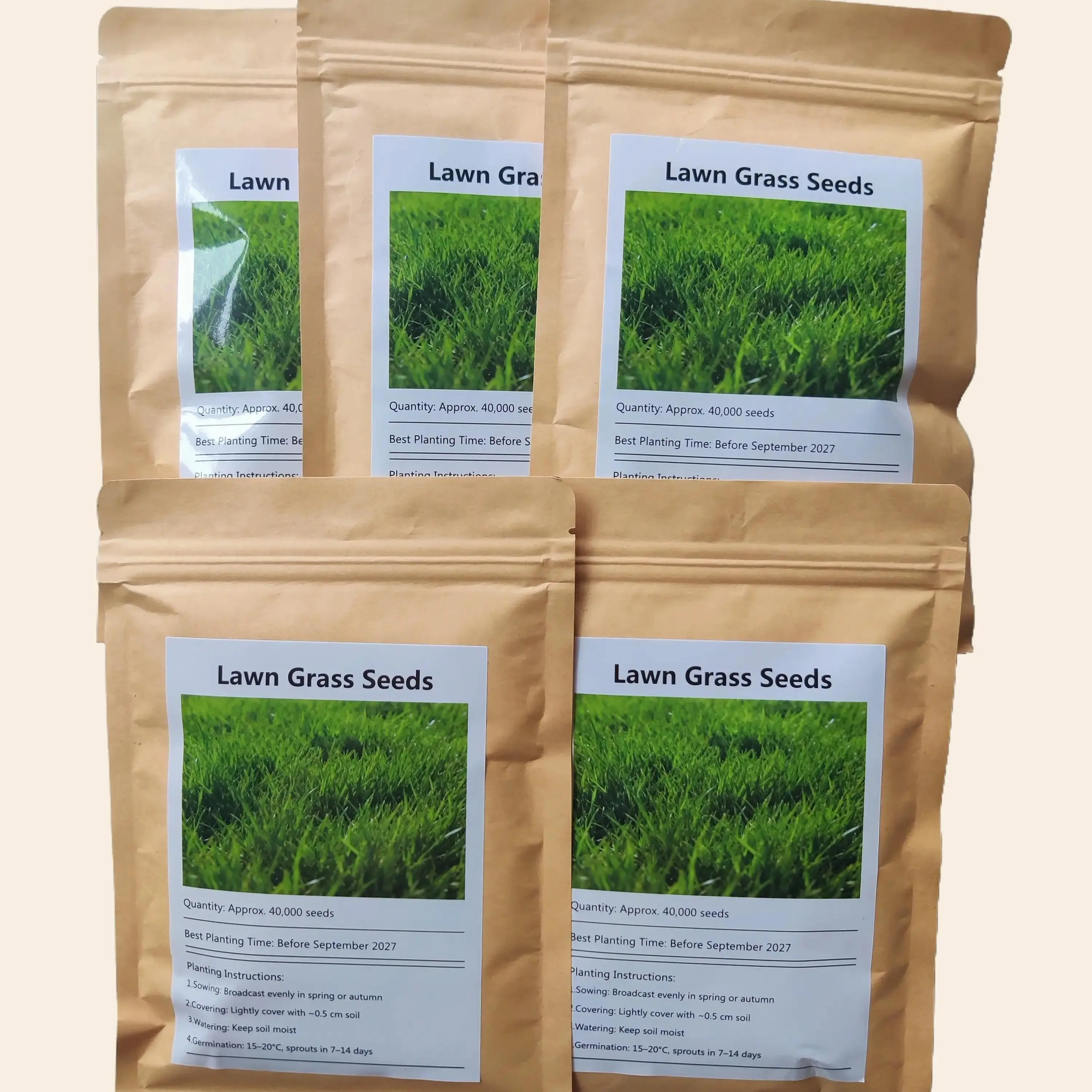 5 packs (20 square meters lawn)