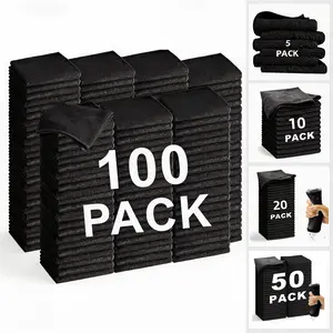 Super Soft Microfiber Cleaning Cloths, Lightweight Square, Ideal for Car Detailing & Household Use, Kitchen Bathroom Bedroom Living Room, Car Detailing Products, Super Absorbent Microfiber