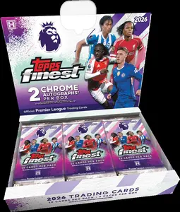 1 (ONE) 2026 Topps Finest Premier League EPL Soccer Hobby Box
