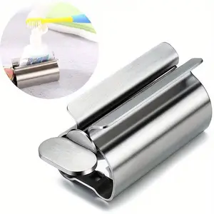 Stainless Steel Toothpaste Tube Squeezer, Manual Effort-Saving Toothpaste Dispenser, No Power Required, Easy-To-Use Dental Tool