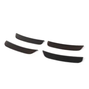 Front Wheel Eyebrow Light Decor Cover Trim for 2011+ Dodge Charger, Set of 4, UV Resistant, DIY Install Automotive Car Light Cover