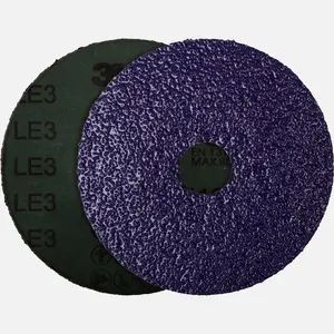 3M Cubitron 3 Fibre Disc, 4-1/2" x 7/8", Center Hole, 36 Grit, 13,300 Max RPM, 1182C (25-Pack)