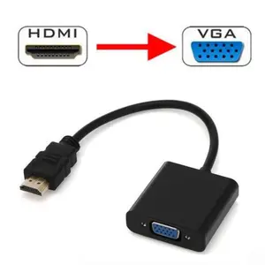 HDMI Male to VGA Female Video Cable Cord Converter Adapter For PC Monitor Laptop