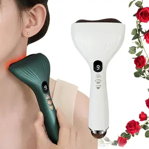 Electric Gua Sha Heating Massager, 9 Levels Vibration Muscle, 9 Modes, Face Neck Eye Massage, Multi-Functional Gua Sha Board