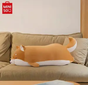 MINISO Shiba Inu Plush Cushion | Soft Huggable Dog Pillow for Sleeping, Adorable Companion Doll for Her