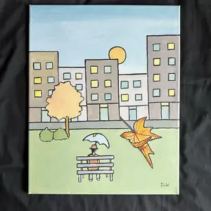 “Waiting for the Rain” Painting