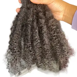 Kinky Curly Locs 100% Human Hair Dreadlock Extensions Curly Ends - 20 loc bundles