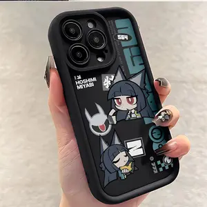 Zenless Zone Zero Miyabi Hoshimi Phone Case Suitable for iPhone 17 Air 16, 15, 14, 13, 12, 11 Pro Max Shockproof Soft TPU Back Cover