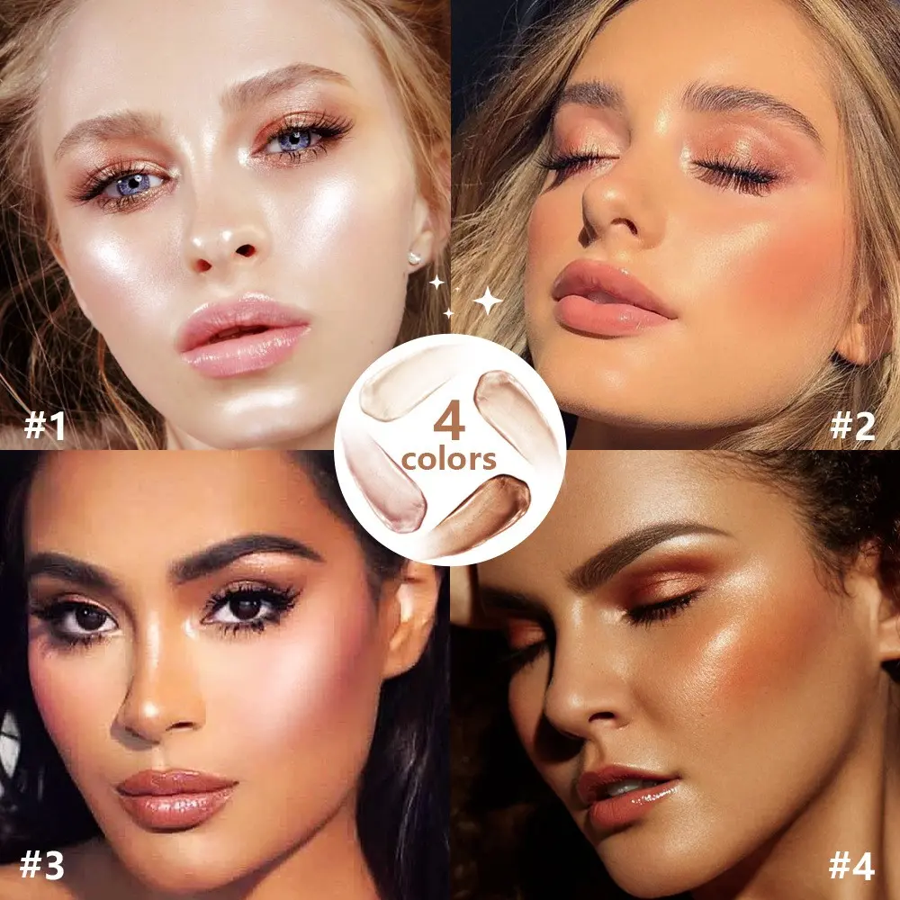 Summer Beach Highlighter Liquid, Full Body Brightening, Contouring Highlight, Enhances Skin Radiance, Suitable for All Skin Types, High Shine Makeup